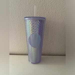 Iridescent crystal Starbucks tumbler